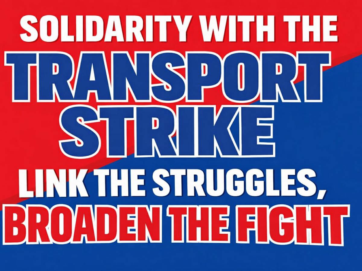 Statement by the Partido Lakas ng Masa (PLM) in Solidarity with the Transport&nbsp;Strike